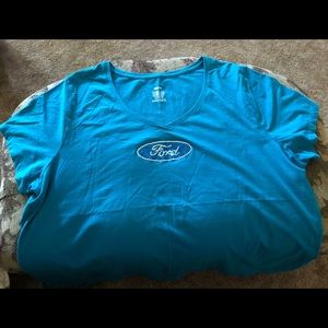 Rhinestone blinged T-shirt